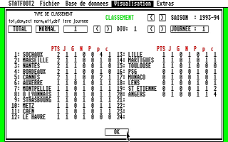 Statfoot atari screenshot